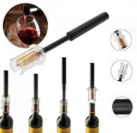 APRIBOTTIGLIE DI VINO AD ARIA AUTOMATICO CAVATAPPI SUGHERO STAPPA APRI BOTTIGLIA