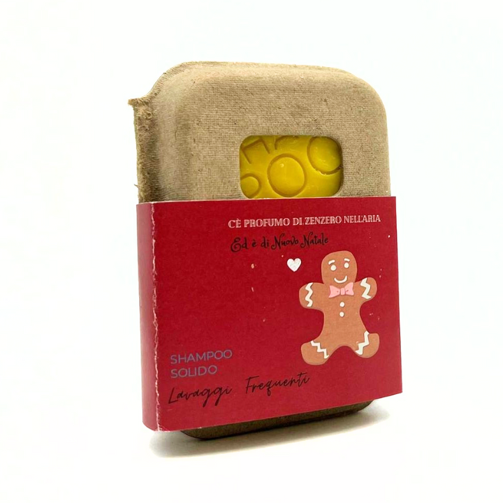 Christmas Solid Shampoo for Frequent Washing – Black Tea and Bergamot