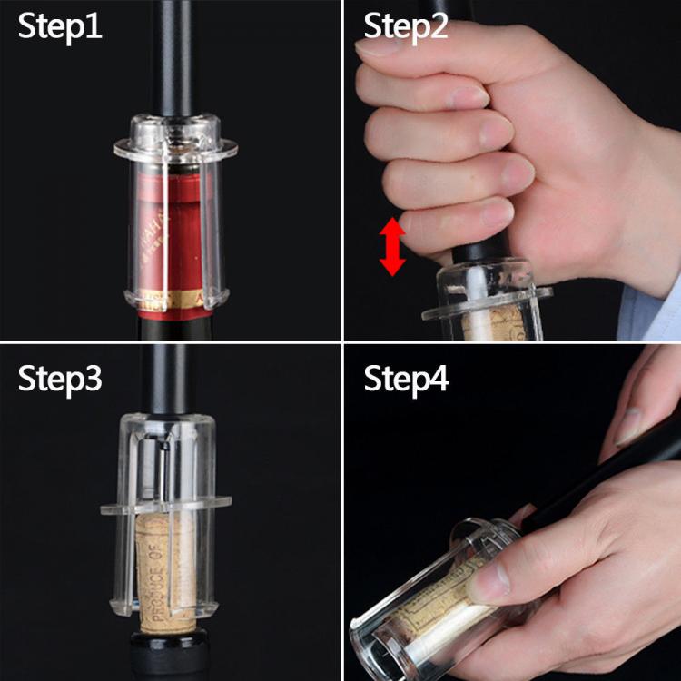 APRIBOTTIGLIE DI VINO AD ARIA AUTOMATICO CAVATAPPI SUGHERO STAPPA APRI BOTTIGLIA