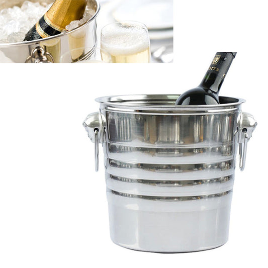 Secchiello Porta Ghiaccio Per Bottiglie Champagne Cestello Vino Bar Ristorante